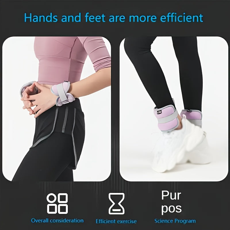 Adjustable Leg Weights for Running, Including Sandbags for Hands And Feet.