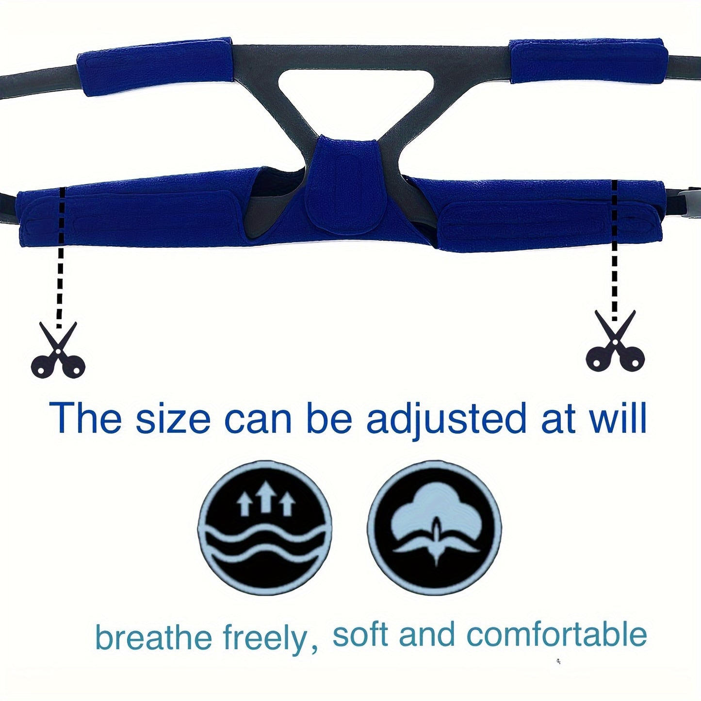 5pcs Set CPAP Strap Covers CPAP Neck Pad For CPAP Supplies Reduce Headgear Pressure And Cheek Red Marks Extend Useful Life Includes 4 CPAP Strap Cushions & 1 CPAP Comfortable Neck Pad