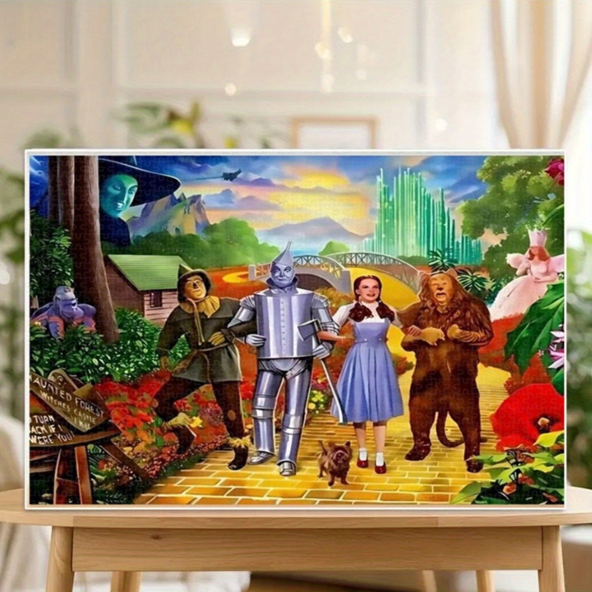 1000pcs Wizard of Oz Jigsaw Puzzle - Yellow Brick Road, Dorothy & Friends; Beginner Level; Family Puzzle