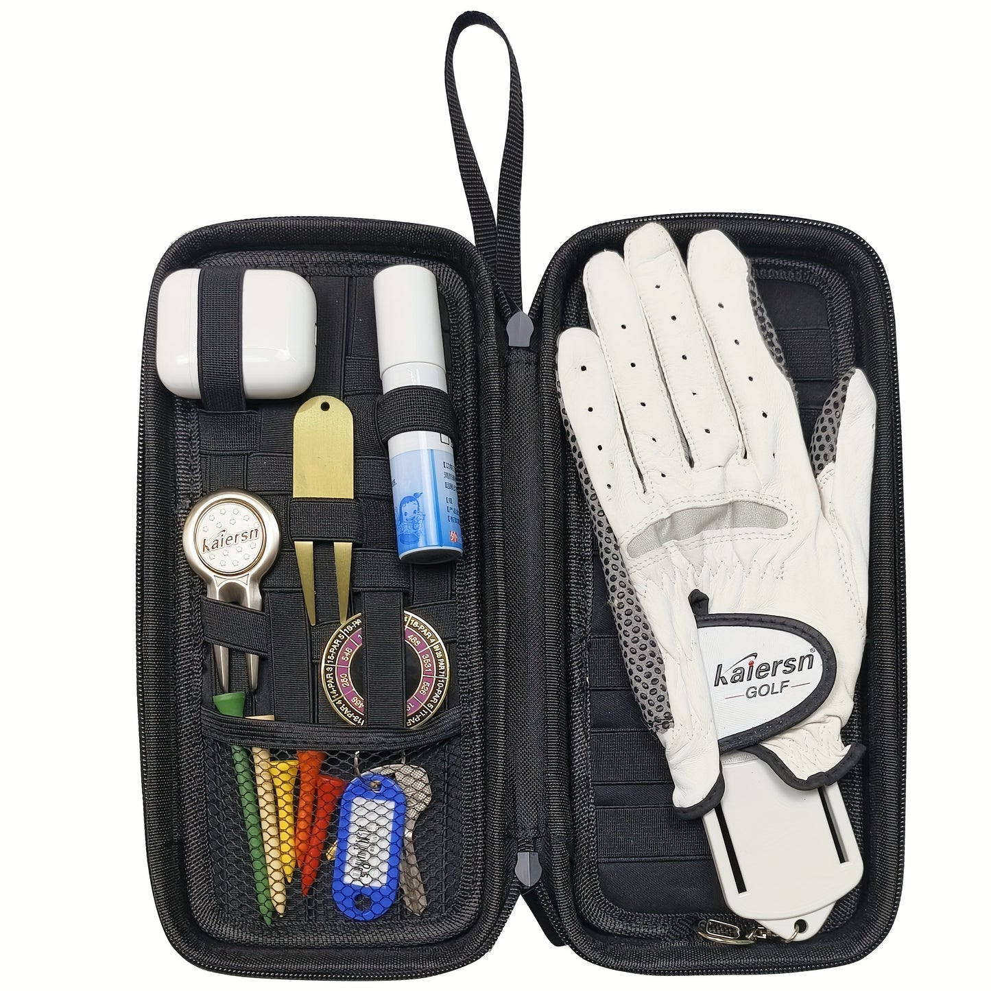 Golf Glove Holder: Keep Your Gloves Safe & Secure With This Valuables Pouch Case With Hook!