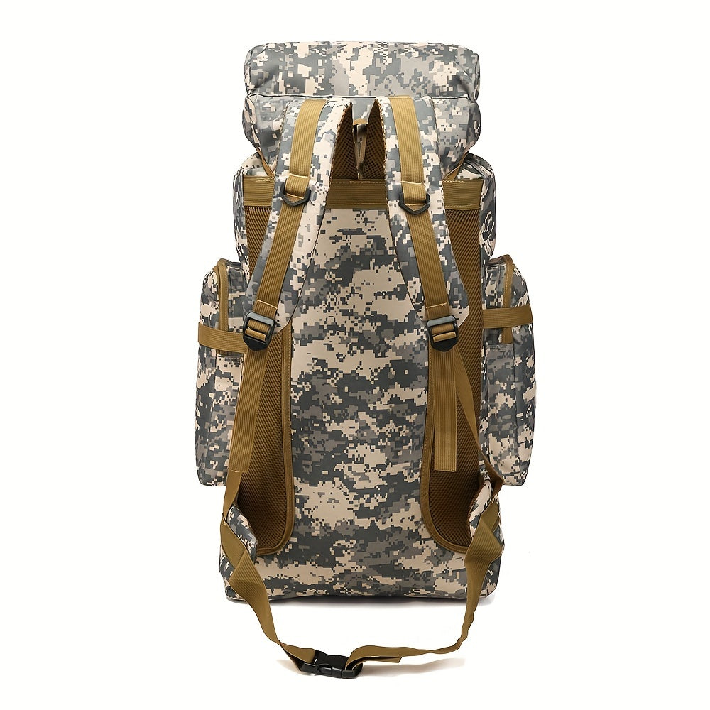 Outdoor Sport Backpack, Large Capacity Outdoor Hikingbag, Camouflage Backpack For Camping Traveling