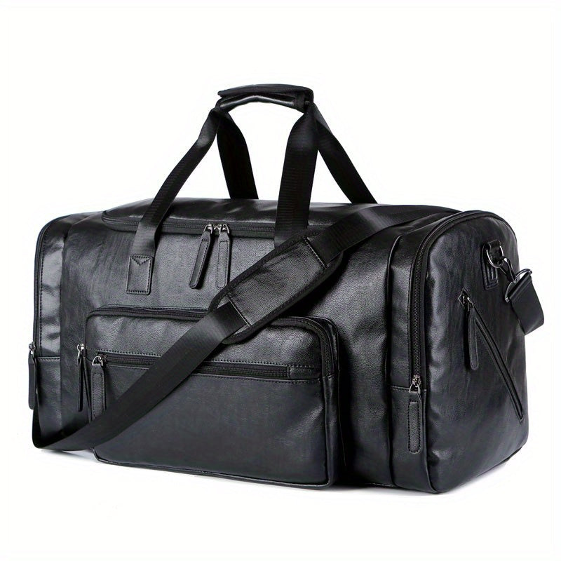 Carry-on bag / Large Weekend Bag / Quality PU Leather Travel / Luggage Bag / Duffel Handbag Casual Traveling Tote