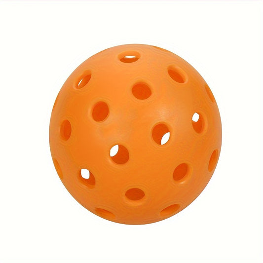 12-Pack 74mm 40-Hole Plastic Pickleball Balls, Mixed Colors, 26g, Durable and Stable, PE Material, for Outdoor Games and Sports Equipment