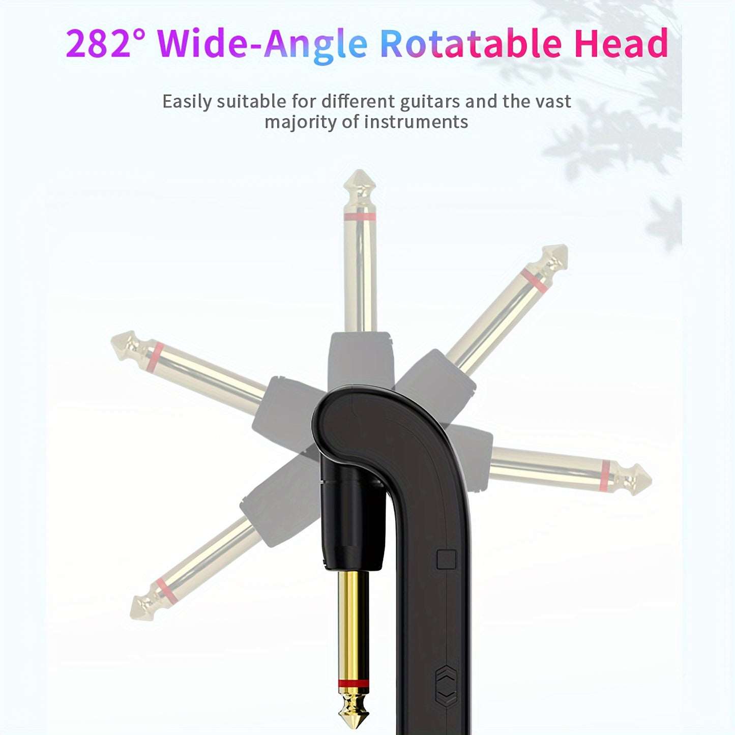2. 4G Wireless Transmission System for Guitar with Wireless Transmitter And Receiver