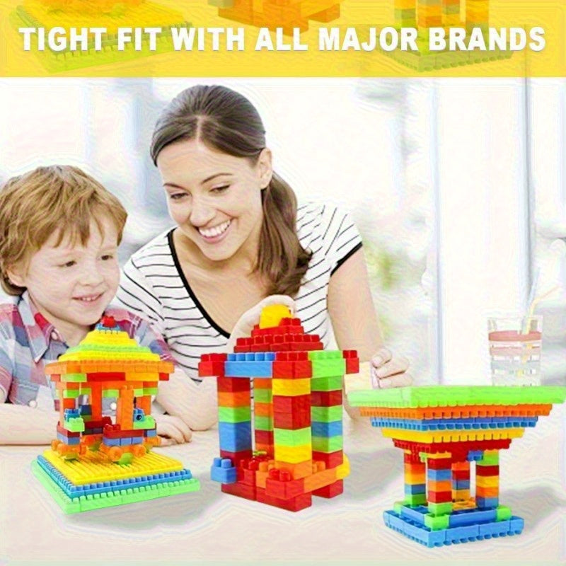 Toys / Stackable DIY Building Toys, Large Block Construction Toys for Intellectual Development, Suitable As Party Gifts, Birthday Presents for Boys And Girls, And Holiday Gifts for Easter, Thanksgiving