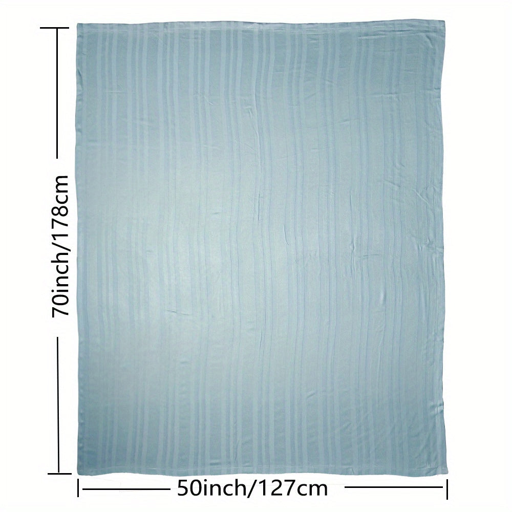 1pc Cooling Blanket, 100% Bamboo Blankets For Hot Sleepers Night Sweats, Summer Thin Blanket Absorbs Heat To Keep Adults Cool On Warm Nights