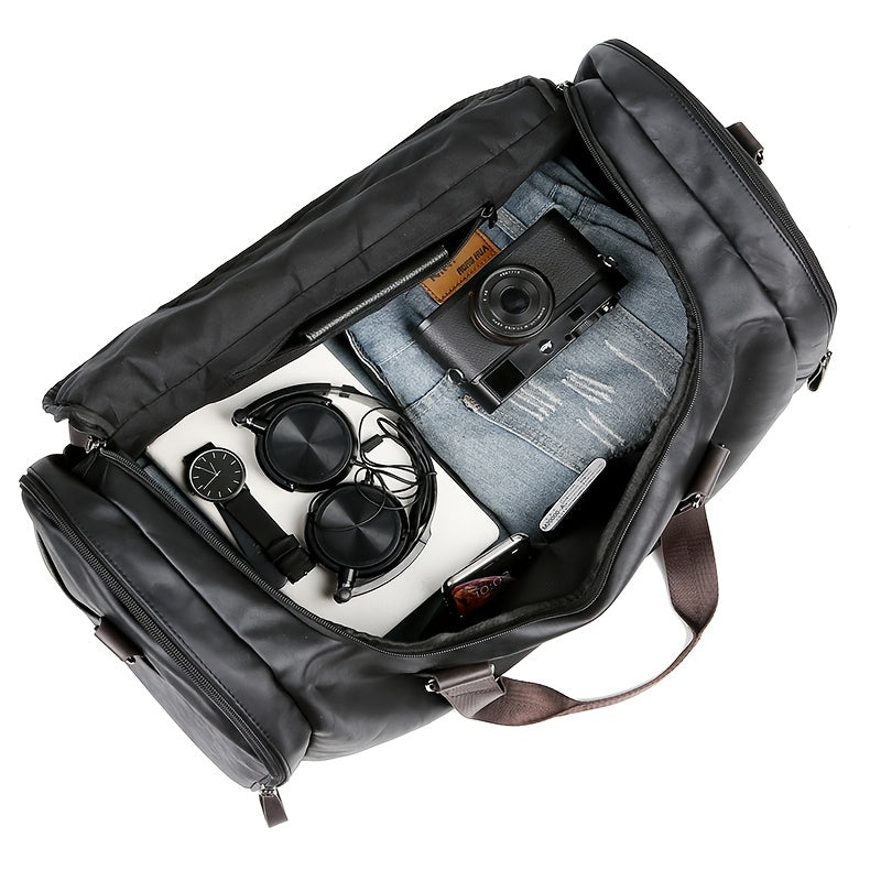 Carry-on bag / Large Weekend Bag / Quality PU Leather Travel / Luggage Bag / Duffel Handbag Casual Traveling Tote