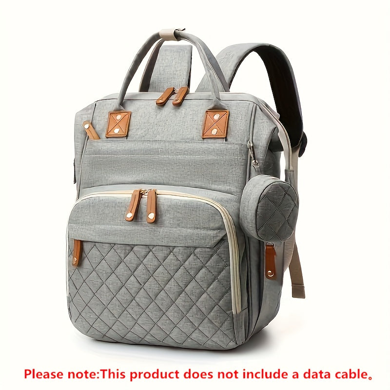 Backpack / eonothem Women's Large Capacity Elegant Multi-Compartment Backpack - Convertible Handbag/Diaper Bag with Adjustable Padded Straps, Golden-Tone Hardware, Zippered Pocket & Lining - Nylon Mom Backpack for Travel,,, Gym - Availa