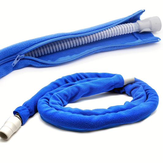 1pc 6 Foot Soft CPAP Tube Insulator Sleeve - Health Care Respiratory Aids & Accessories - Comfortable, Rainout-Preventing, Full-Length Zipper, Safe Surface Tubing Protector Wrap Cover