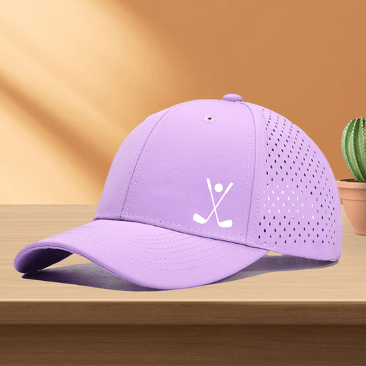 Golf Cap, 1pcs Quick Dry Golf Cap with Hole Perforated Mesh / Available in 10 Colors