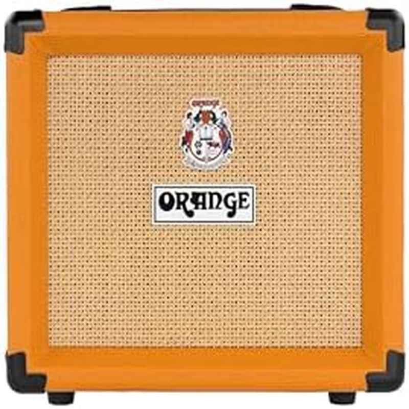 Guitar amp / Orange Crush 12 12W Guitar Amp Combo with 6" VT Speaker & Overdrive Control - Compact All-in-One Metal Combo Amp for Guitar, Headphone/Speaker Output, EQ (Bass/Mid/Treble) - for Practice, Gigs, Recording - Beginner/Pro