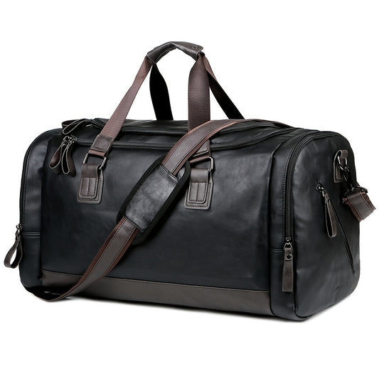 Carry-on bag / Large Weekend Bag / Quality PU Leather Travel / Luggage Bag / Duffel Handbag Casual Traveling Tote