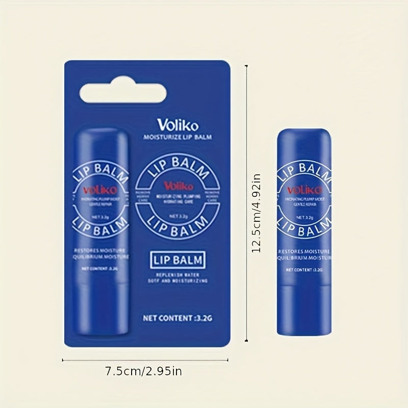 Lip Balm [3pcs/6pcs/9pcs] Voliko Nourishing Moisturizing Lip Balm with Vitamin E / Chamomile