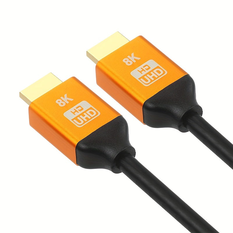 High Speed 8K HDTV Cable,HDTV 2.1 Cable Aluminum Alloy,HDTV Male to Male Cable,HDTV 2.0/1.4 Cable,8K HDTV Cable,High Speed HDTV 2.1 Cord 4K120 144Hz 8K60Hz 3D Compatible for PS5, PS4, UHD TV And PC., High Speed HDTV Cable, HD