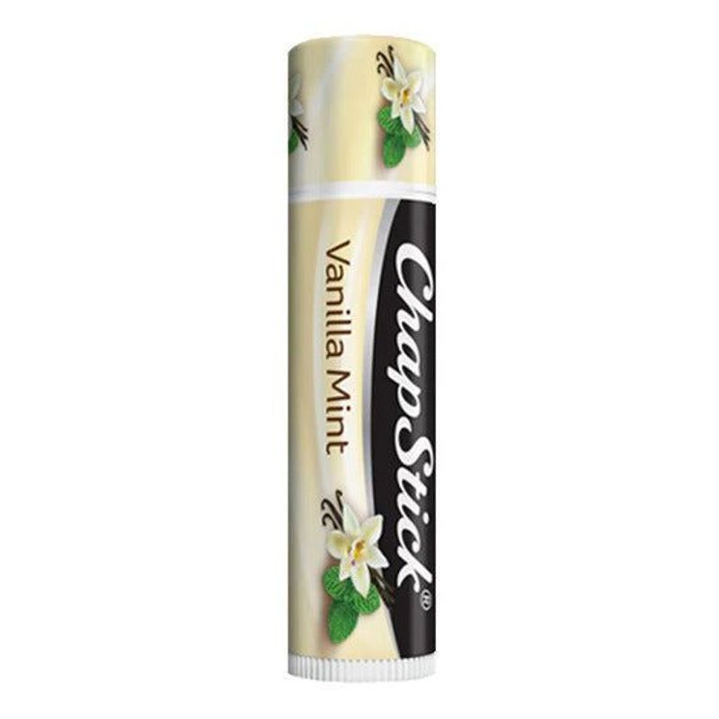 Lip Balm ChapStick Classic Lip Balm Tubes, 0.15 oz, Vanilla Mint, Pack of 3
