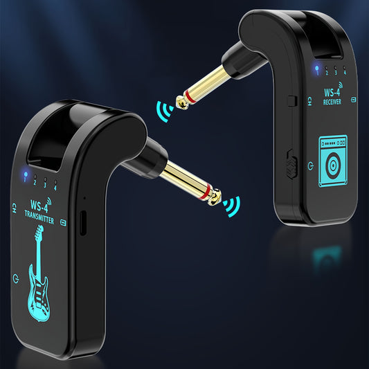 2. 4G Wireless Transmission System for Guitar with Wireless Transmitter And Receiver