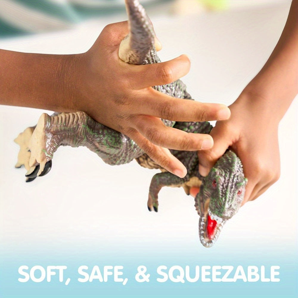 toys / Big Dinosaur Toys for Youngsters, Novelty & Gag Toys, 6pcs Large Soft Dinosaur Figures with An Educational Book, Realistic Dinosaur Toys for Youngsters Ages 1 2 3 4 5, Jumbo Dinosaur Toys for Youngsters Gift