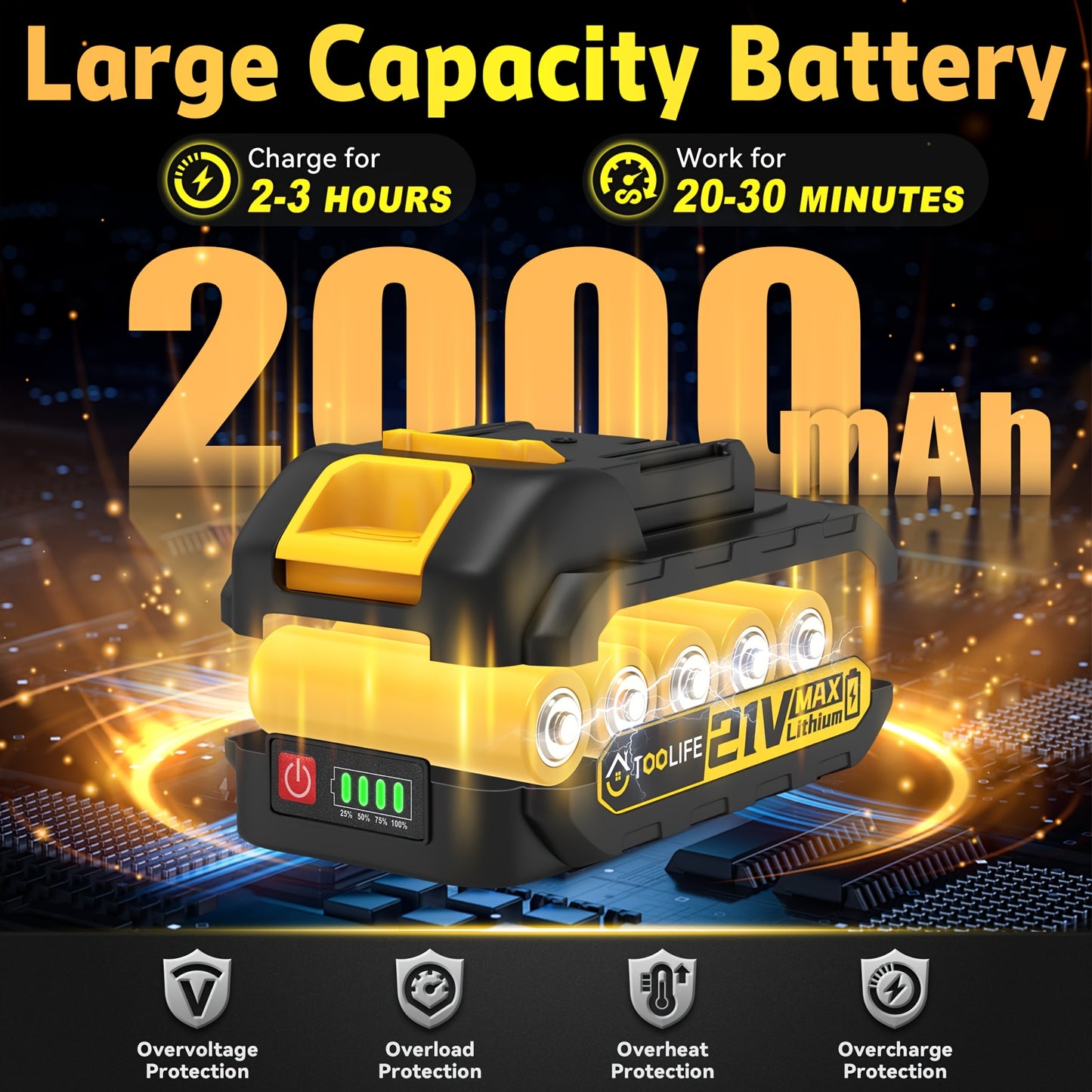 Mini Chainsaw Cordless, 6 Inch Handheld Electric Portable Power Chainsaw, 2 Rechargeable Batteries And Toolbox, Tree Trimming Wood Working & Cutting. Courtyard, Household, Survival Outdoor Tools. Gardening Supplies & Equipmen
