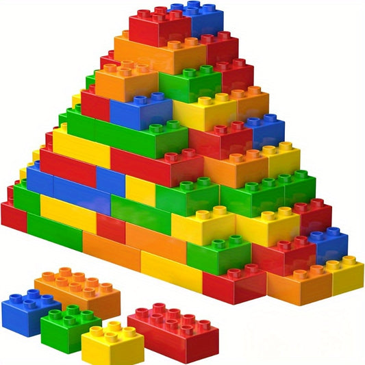 Toys / Stackable DIY Building Toys, Large Block Construction Toys for Intellectual Development, Suitable As Party Gifts, Birthday Presents for Boys And Girls, And Holiday Gifts for Easter, Thanksgiving