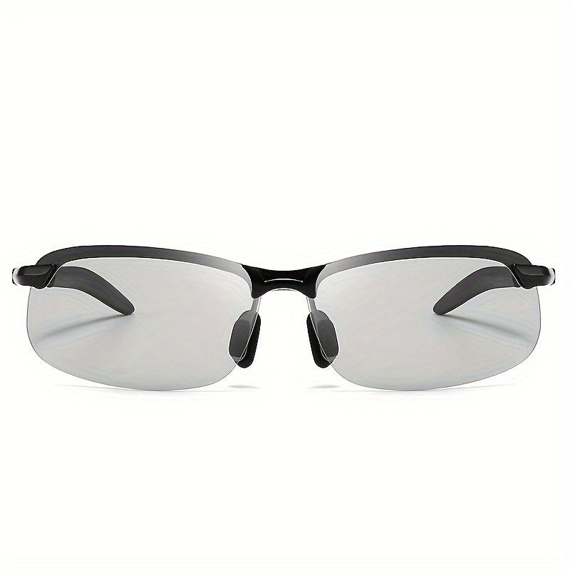 Sunglasses 2025 New Photochromic Fashion Glasses for Men & Women - Day & Night Driving Glasses with, Anti-Scratch, Zinc Alloy Frame, Sport Design - Blue Light Blocking, Auto-Tinting Lenses for Car,, Activities - Ideal Gift, Car Safe Dri