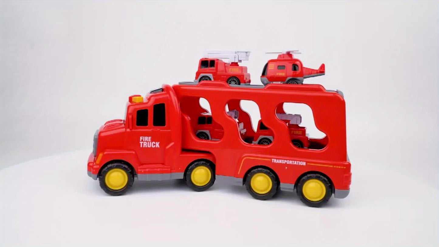 Toys / Fire Truck Toys for Boys & Girls / Friction Power Toys with Light Sound