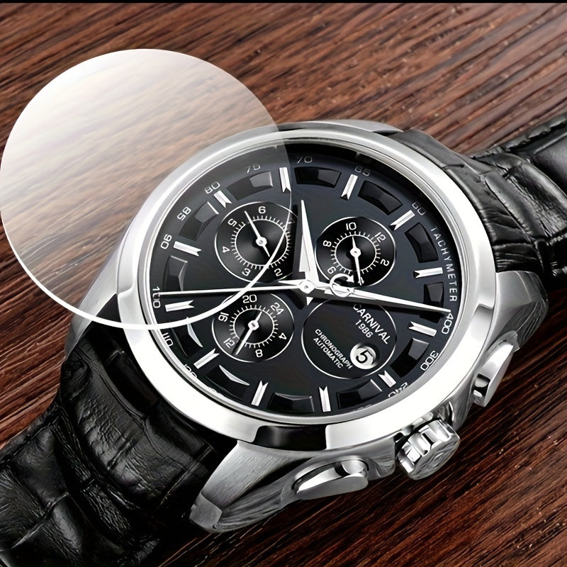 [I&W Carnival] Men's Mechanical Business Watch, Men's Automatic Winding Watch, Festival Gift