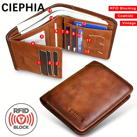 1pc CIEPHIA Card Holder or RFID Blocking Wallet - RFID Protection