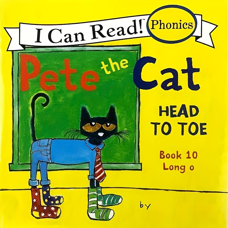 Toys / 12 Books phonics learning book - Vowels, English Picture Pocket Book Bedtime Story Reading. Educational Book for Early Readers, birthday gift, school, family language development.
