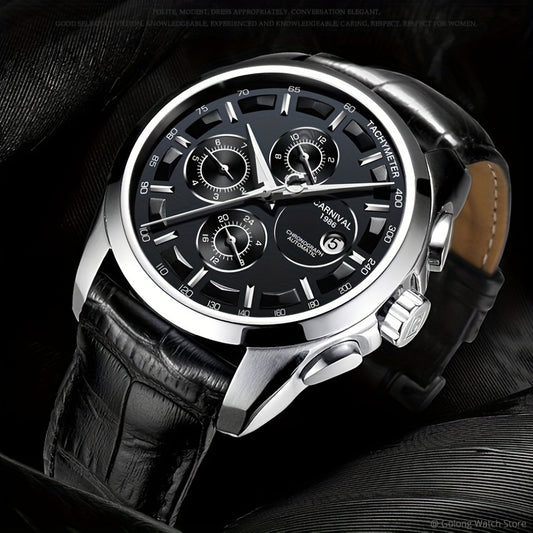 [I&W Carnival] Men's Mechanical Business Watch, Men's Automatic Winding Watch, Festival Gift
