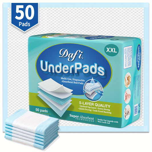 Bed Pads / DAFI 36"x 36"(40 Count) Disposable Bed Pads Extra Large Adult Incontinence Under pads, Effective Odor Control /  Super Absorbent Protection for Elderly, Adult