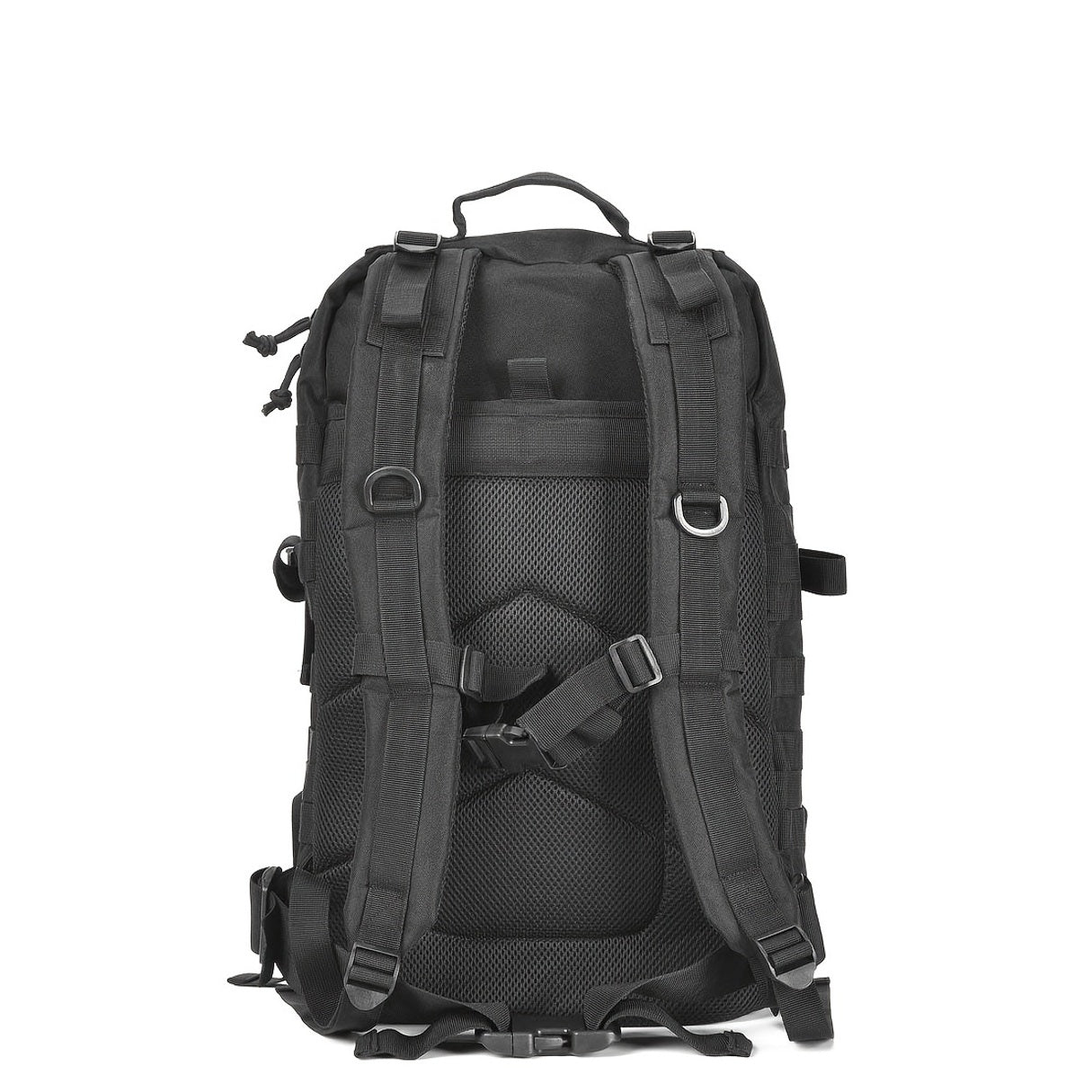[REDAPRIC Tactical Hiking Pack] REDAPRIC Durable High Quality 3-Day Outdoor Backpack - Large MOLLE Tactical Hiking Pack with American Flag Patch, Black Rucksack for Camping, Hunting, Fishing & Bug Out Bags