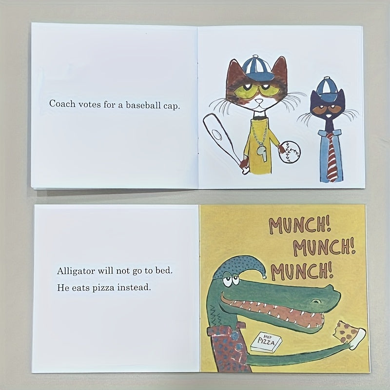 Toys / 12 Books phonics learning book - Vowels, English Picture Pocket Book Bedtime Story Reading. Educational Book for Early Readers, birthday gift, school, family language development.