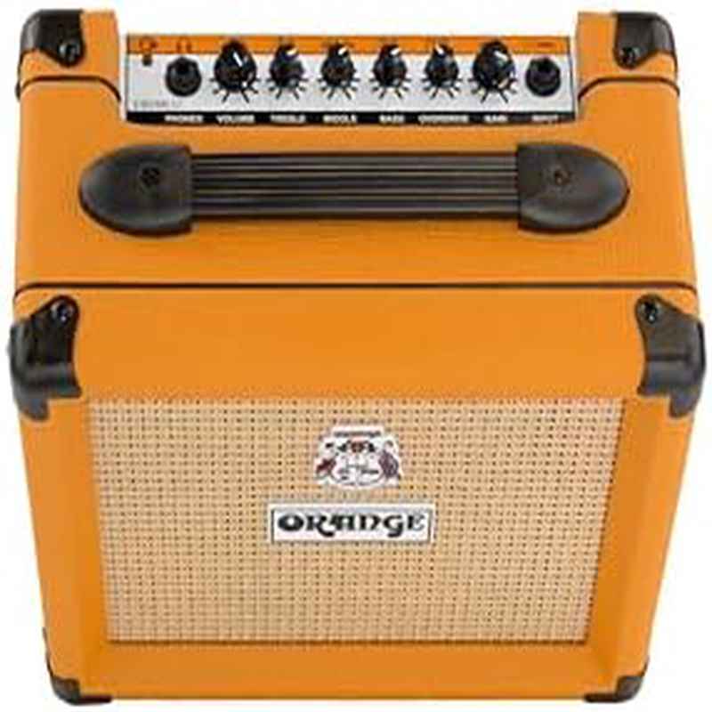 Guitar amp / Orange Crush 12 12W Guitar Amp Combo with 6" VT Speaker & Overdrive Control - Compact All-in-One Metal Combo Amp for Guitar, Headphone/Speaker Output, EQ (Bass/Mid/Treble) - for Practice, Gigs, Recording - Beginner/Pro