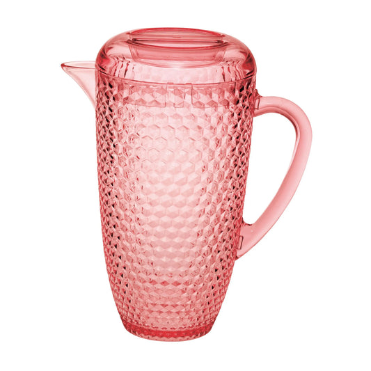HMS 2.5 Quart Blue Diamond Acrylic Drinkware Pitcher