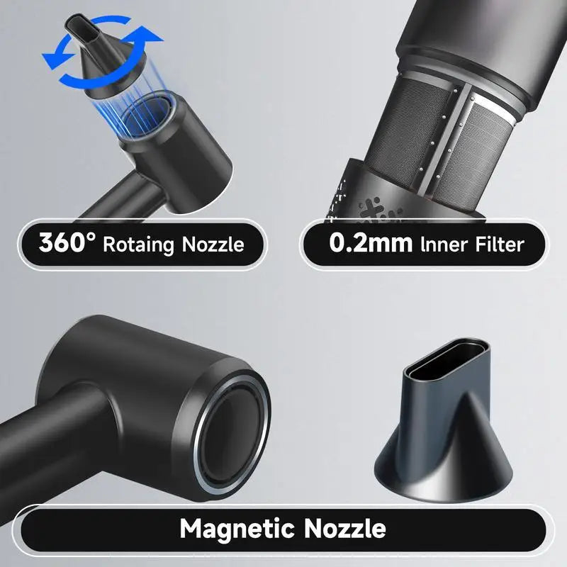Negative Ion Fast Drying Hair Dryer / Brushless Motor / 110,000 RPM Ligh weight, Ion Travel 110V