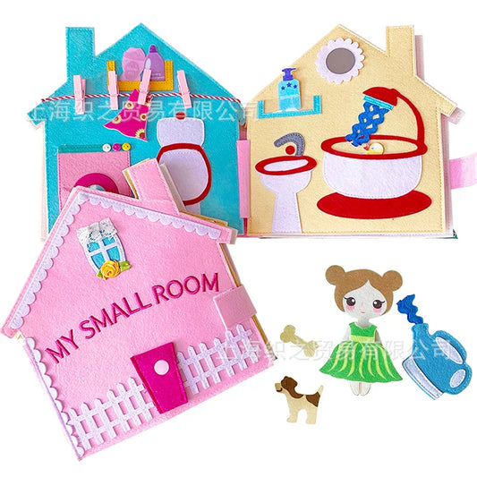 Montessori Busy Book Busy Book for Kids to Develop Learning Skills Sensory Toys for Kids with AutismToddler Activity Book
