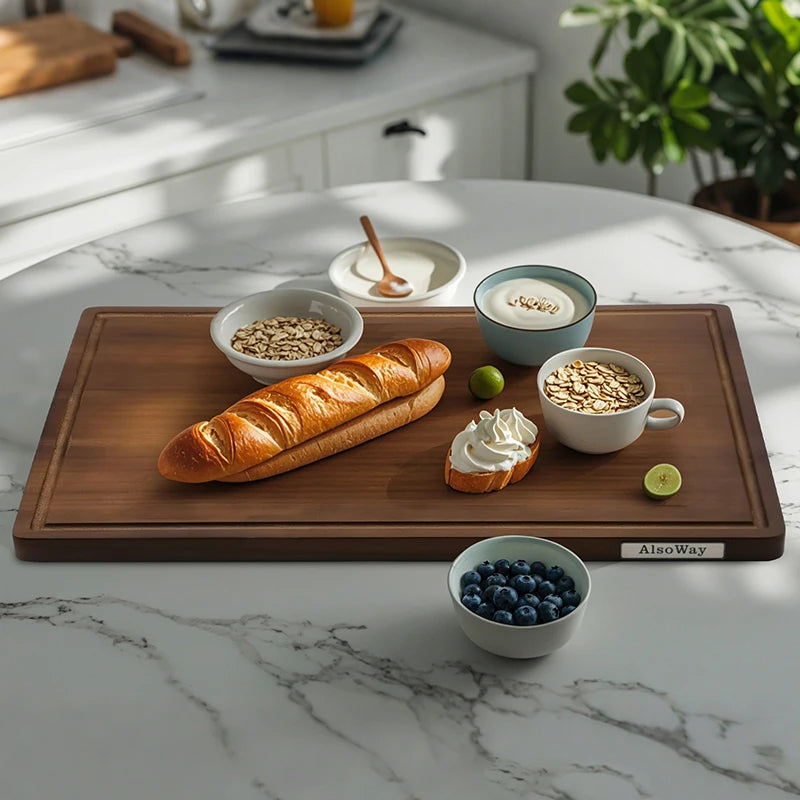 Paulownia Wood Cutting Board (Extra Large) / Food Charcuterie Board / Chopping Board for Home Kitchen