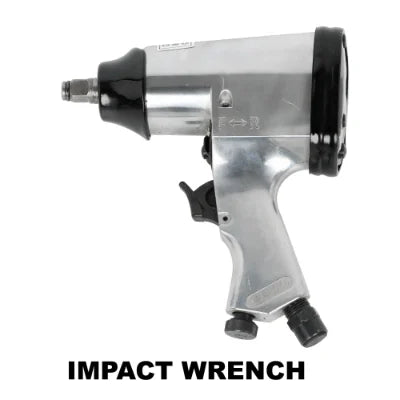 71 Piece Air Tool Accessory Kit with Impact Wrench Air Ratchet Die Grinder Air Hammer Hose Fittings in FCJ Storage Case