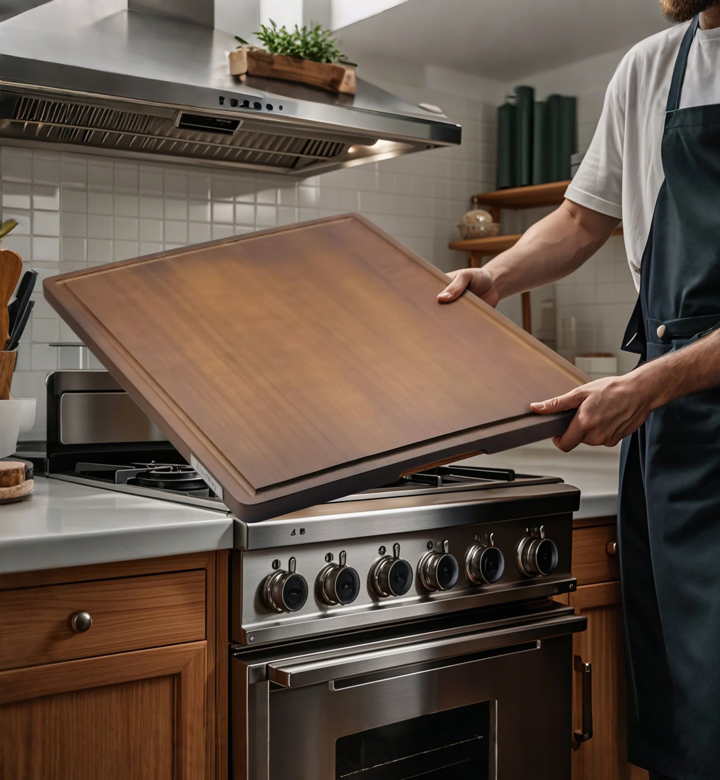 Paulownia Wood Cutting Board (Extra Large) / Food Charcuterie Board / Chopping Board for Home Kitchen