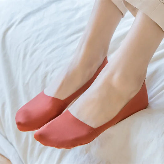 FCJ Women's Fashion Silicone Non-Slip Boat Socks Shallow Style Women's Accessories