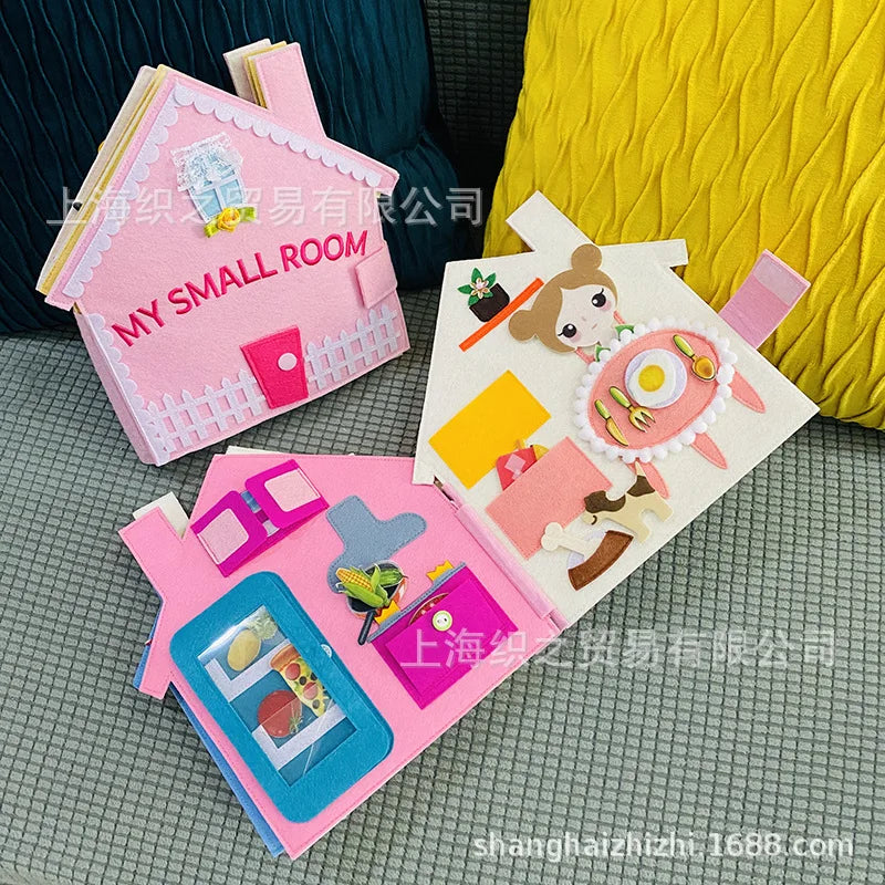 Montessori Busy Book Busy Book for Kids to Develop Learning Skills Sensory Toys for Kids with AutismToddler Activity Book