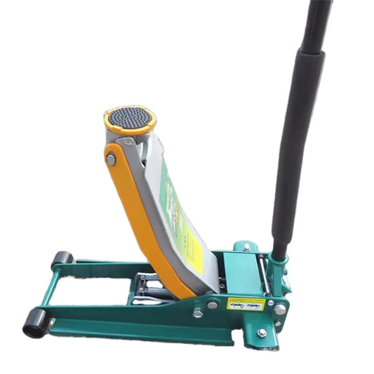 Automotive Jack / 4T Ton Manual Lifting Tool Double Pump Horizontal Hydraulic Jack for Car Manufacturing Plant Steel New Low Cost for Retail