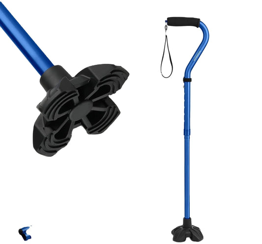 AG KINGGEAR Adjustable Lightweight Portable Hand Walking Stick Collapsible Foldable Canes for Men Women