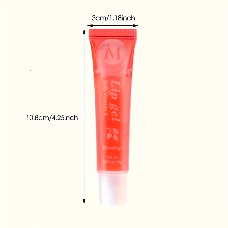 Lip Balm 6-Color Transparent Fruit Flavored Moisturizing Lip Gloss
