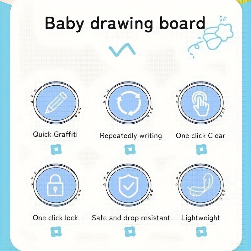 Toys / 13-Inch Large Screen LCD Writing Board, One-Click Erasable Drawing Board