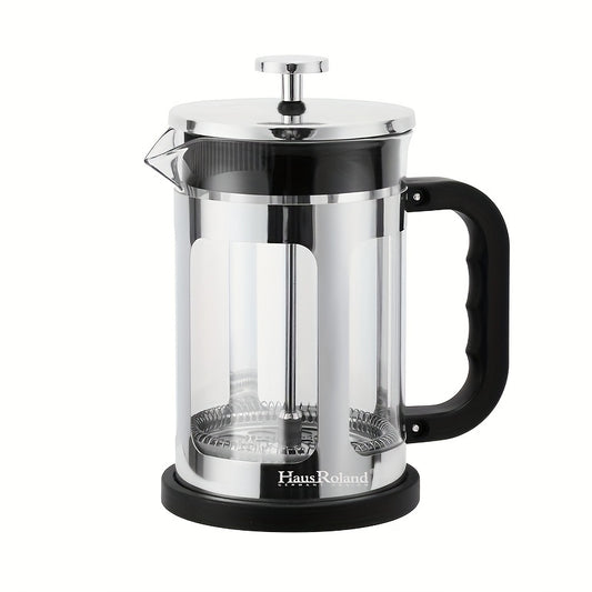 French Press Coffee Maker / Hausroland French Press Coffee Maker, Coffee Pot, Filter Cup Set, Tea Pot, Hand Drip Home Use Double Filter Mesh Glass French Press Pot