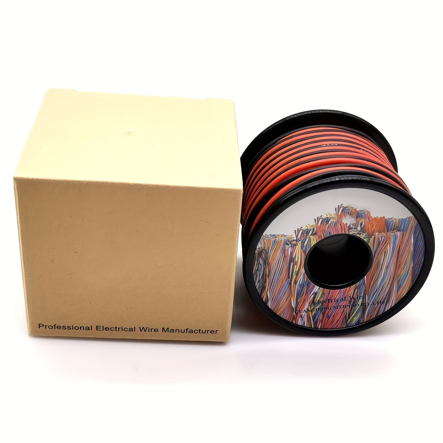 12 Awg Silicone Electrical Wire 2 Conductor Parallel Wire Line 9m [Black 4.5m Red 4.5m] Hook Up Oxygen Tinned Copper