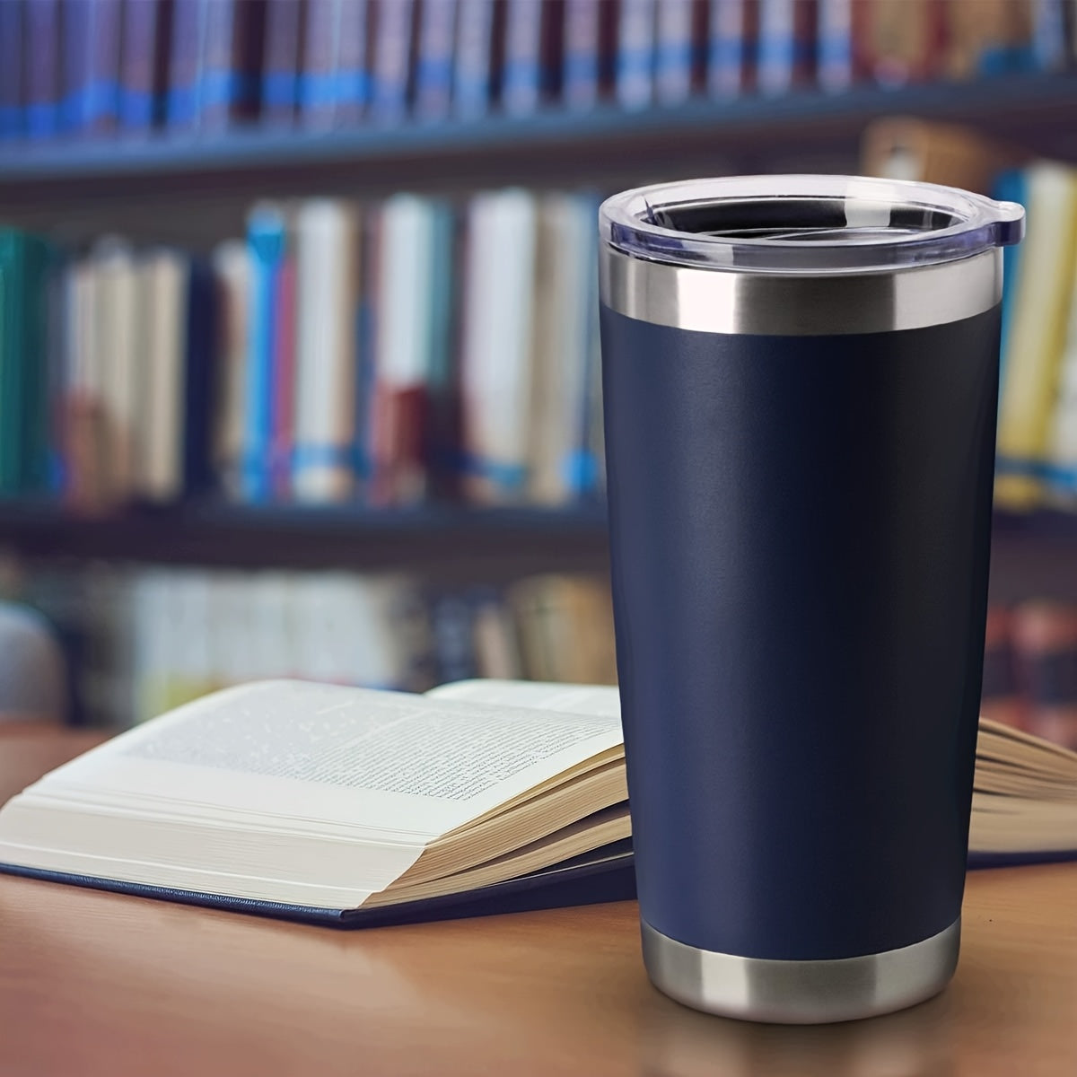 Tumbler 20oz Stainless Steel Tumbler Bulk 8 Pack With Lid And Straw, Double Wall Vacuum Insulated Travel Mug, Powder Coated Coffee Cup