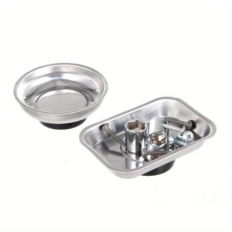 Hyper Tough 2pcs Magnetic Aluminum Tray Set New 2.55x3.66x0.54 0.44lb