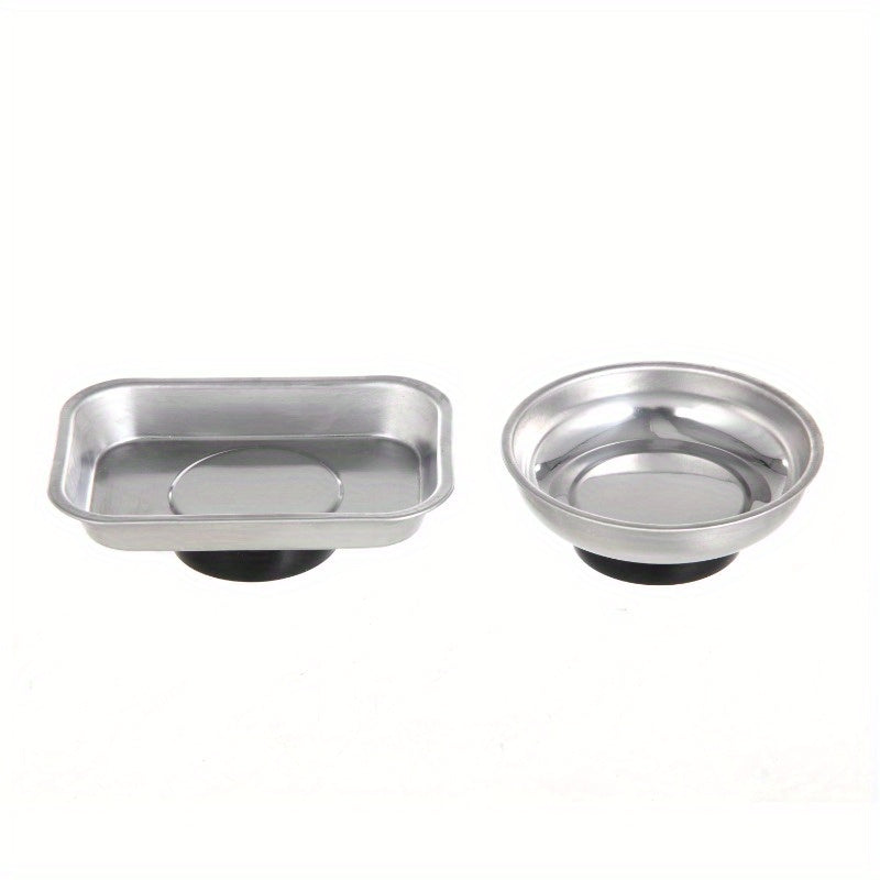 Hyper Tough 2pcs Magnetic Aluminum Tray Set New 2.55x3.66x0.54 0.44lb
